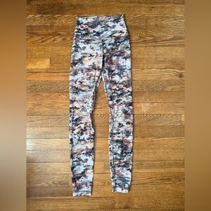 Lululemon Athletica Multicolor Nature Patterned Leggings size 2